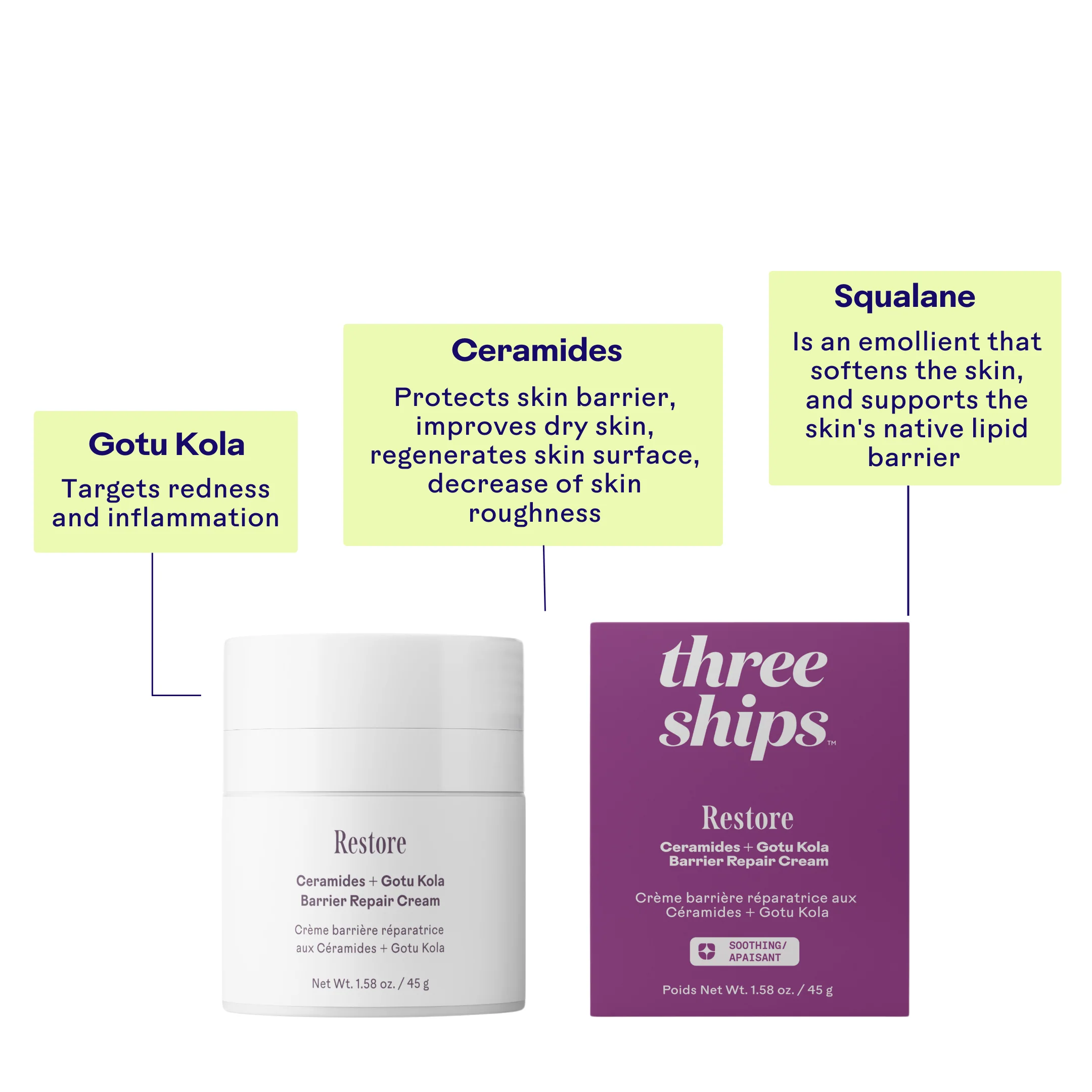 Restore Ceramides + Gotu Kola Barrier Repair Cream - Image 2