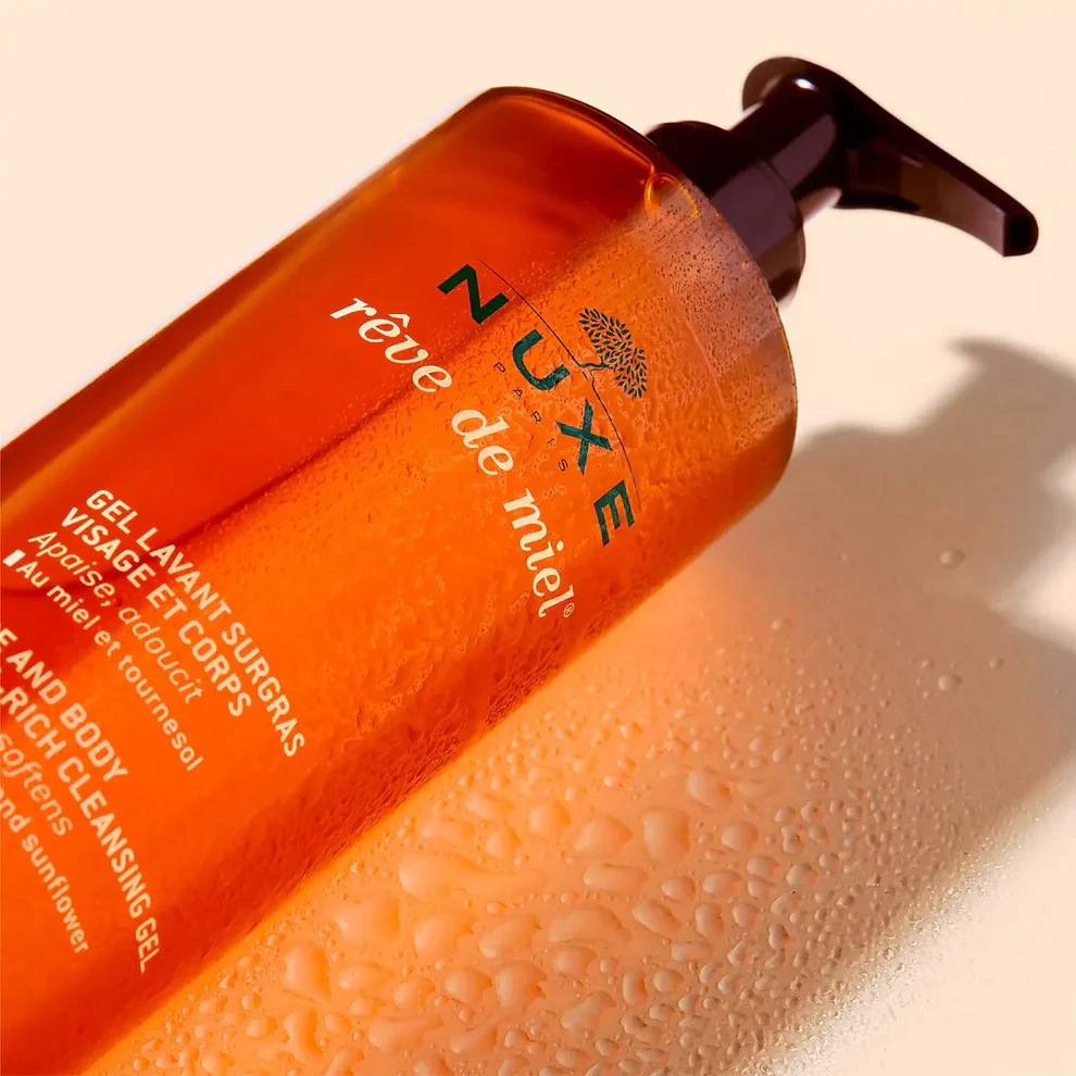 Rêve de miel® Ultra-Rich Cleansing Gel Face and Body 400ml - Image 2