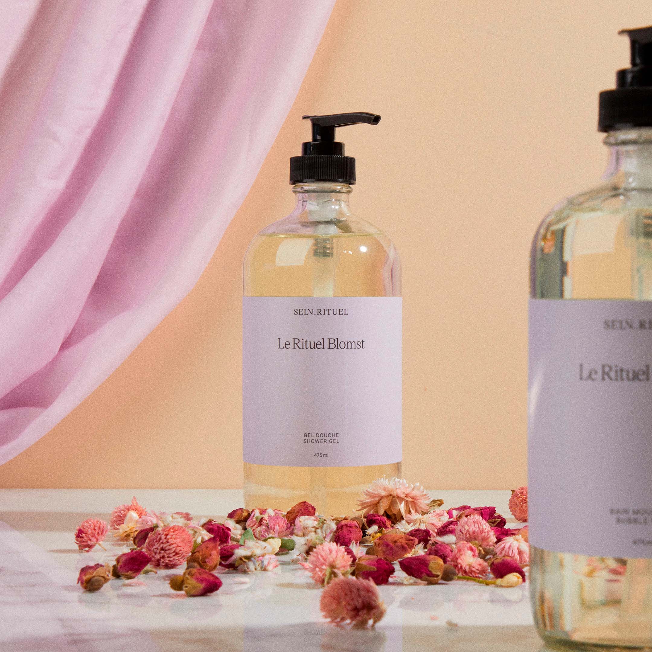Rituel Blomst Shower Gel - Lilac & Lily Of The Valley - Transparent Light Yellow - Image 2