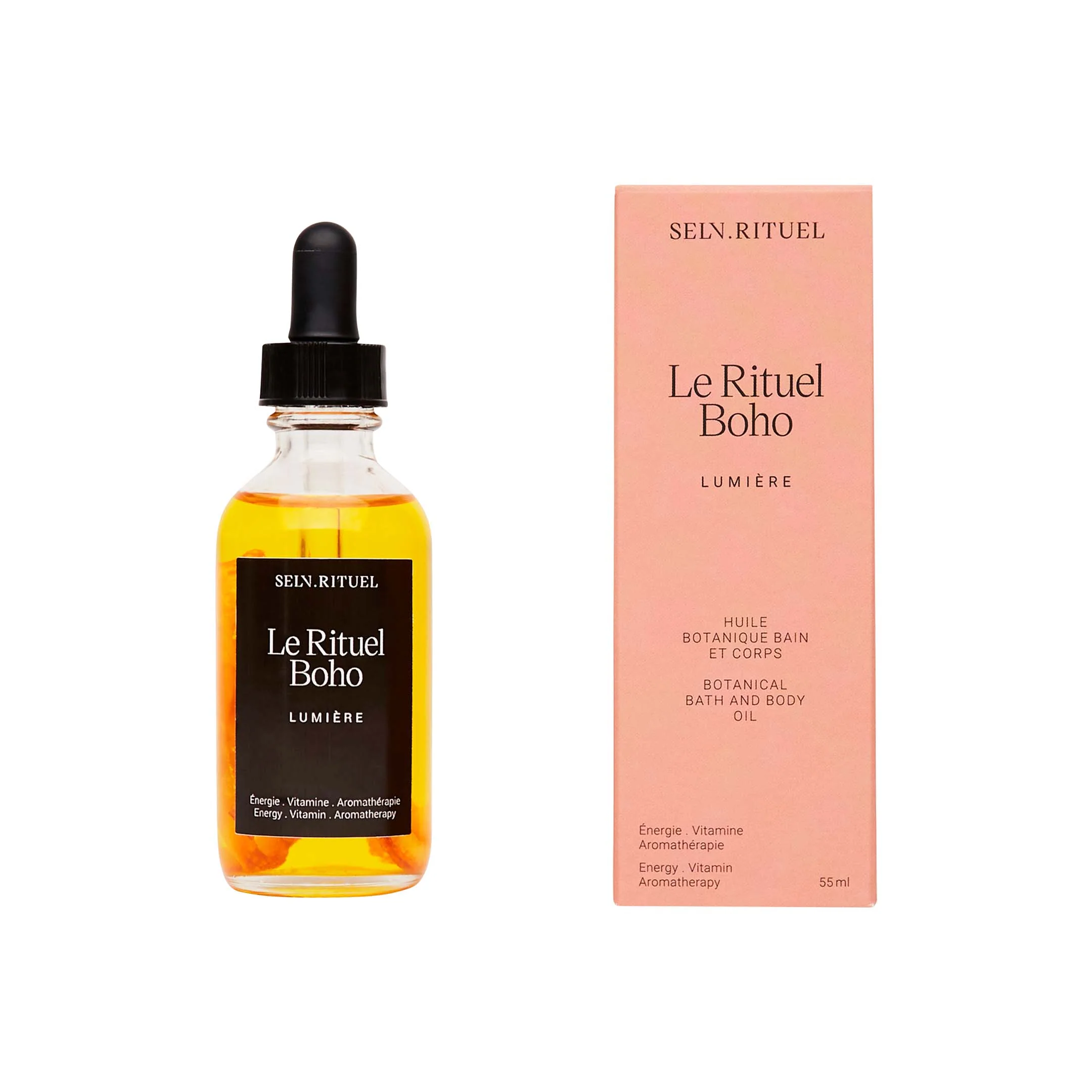 Rituel Boho Botanical Bath And Body Oil - Citrus - Transparent Orange