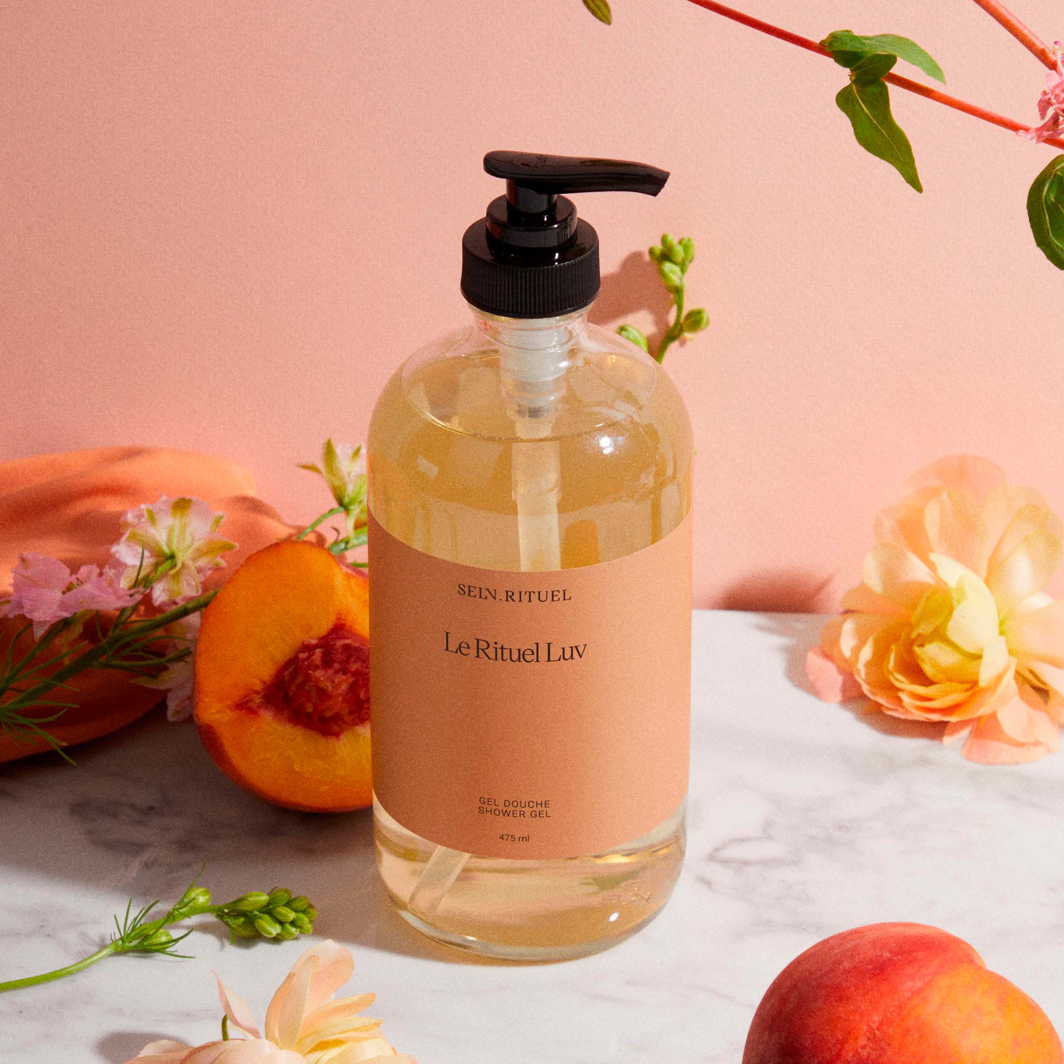 Rituel Luv Shower Gel - Peach - Transparent Light Yellow - Image 2