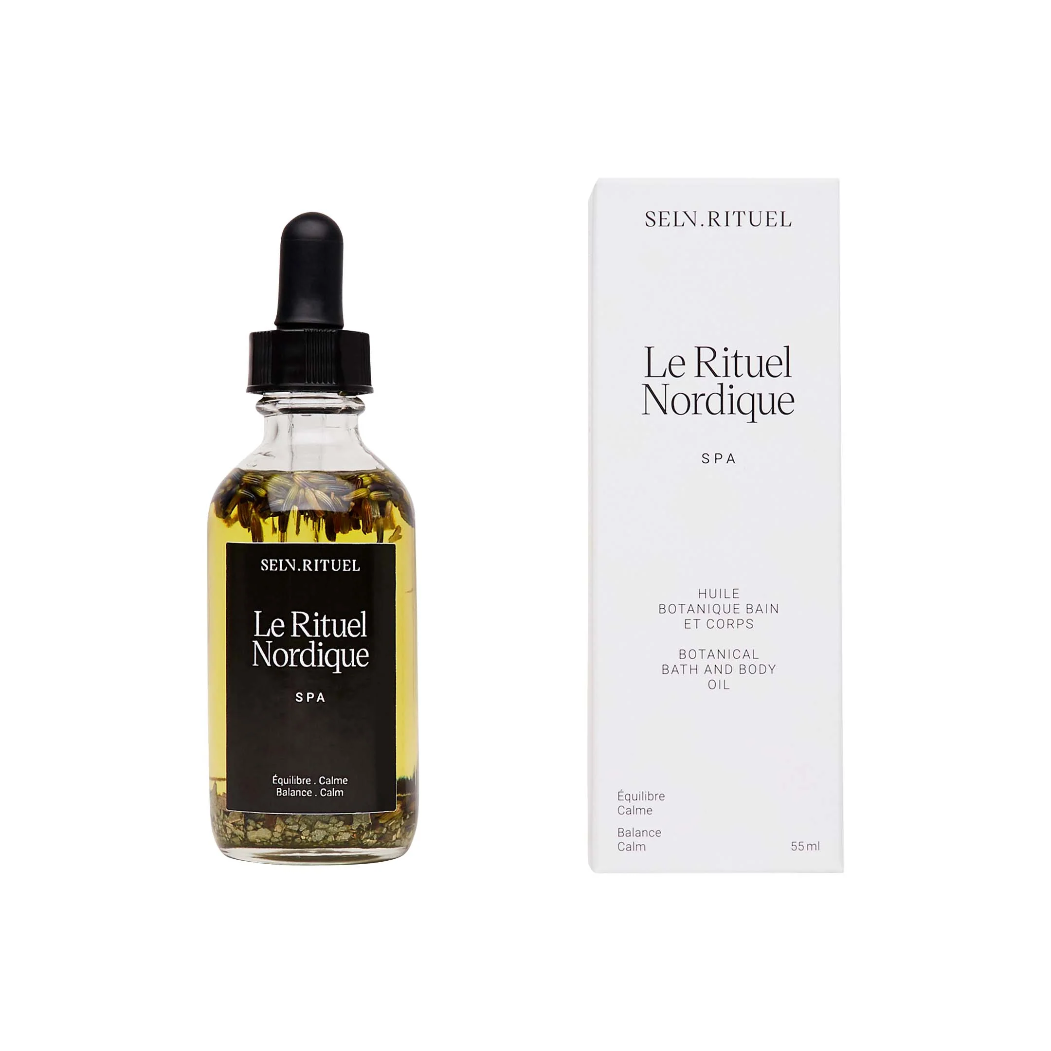 Rituel Nordique Botanical Bath And Body Oil - Eucalyptus&Lavender - Transparent Yellow