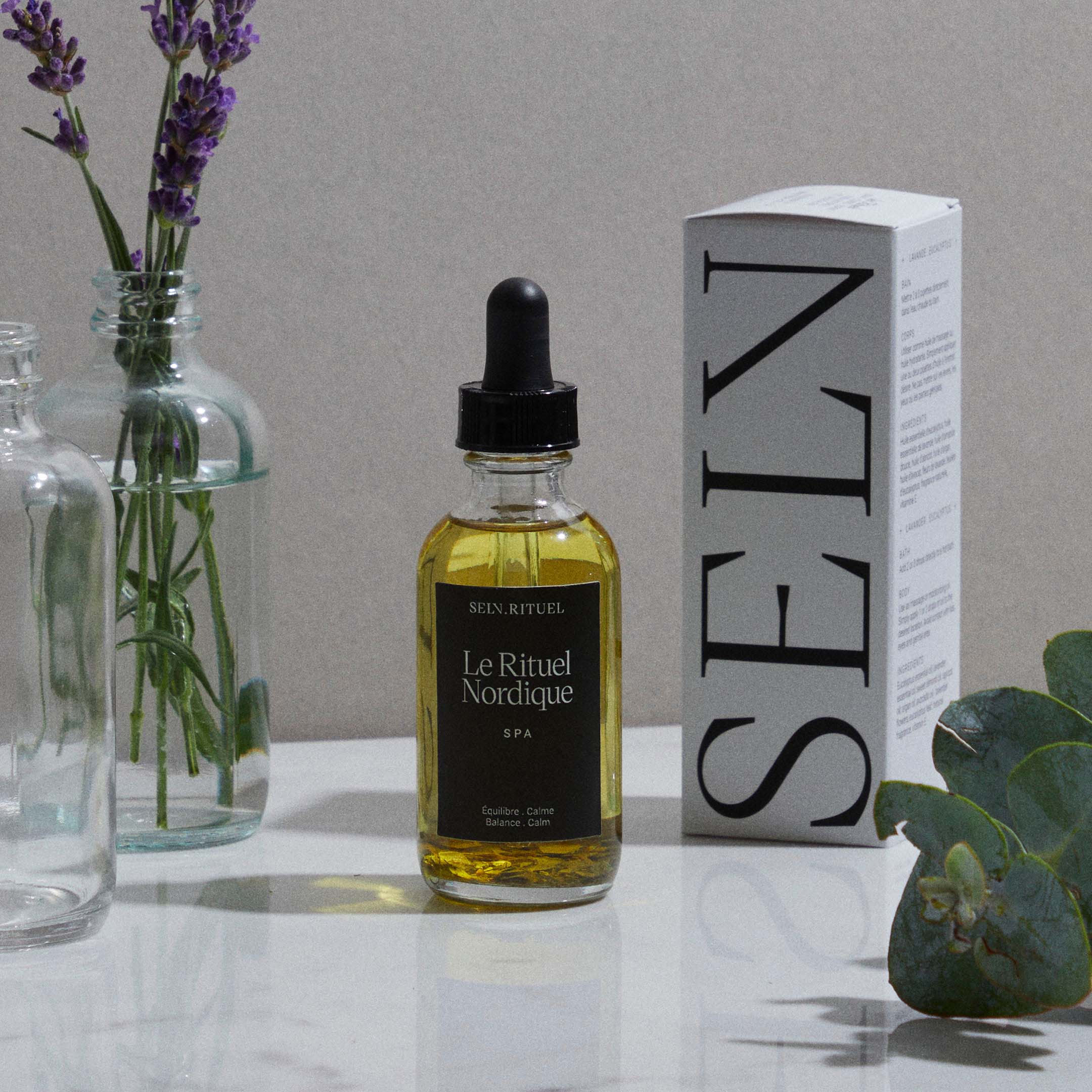 Rituel Nordique Botanical Bath And Body Oil - Eucalyptus&Lavender - Transparent Yellow - Image 2