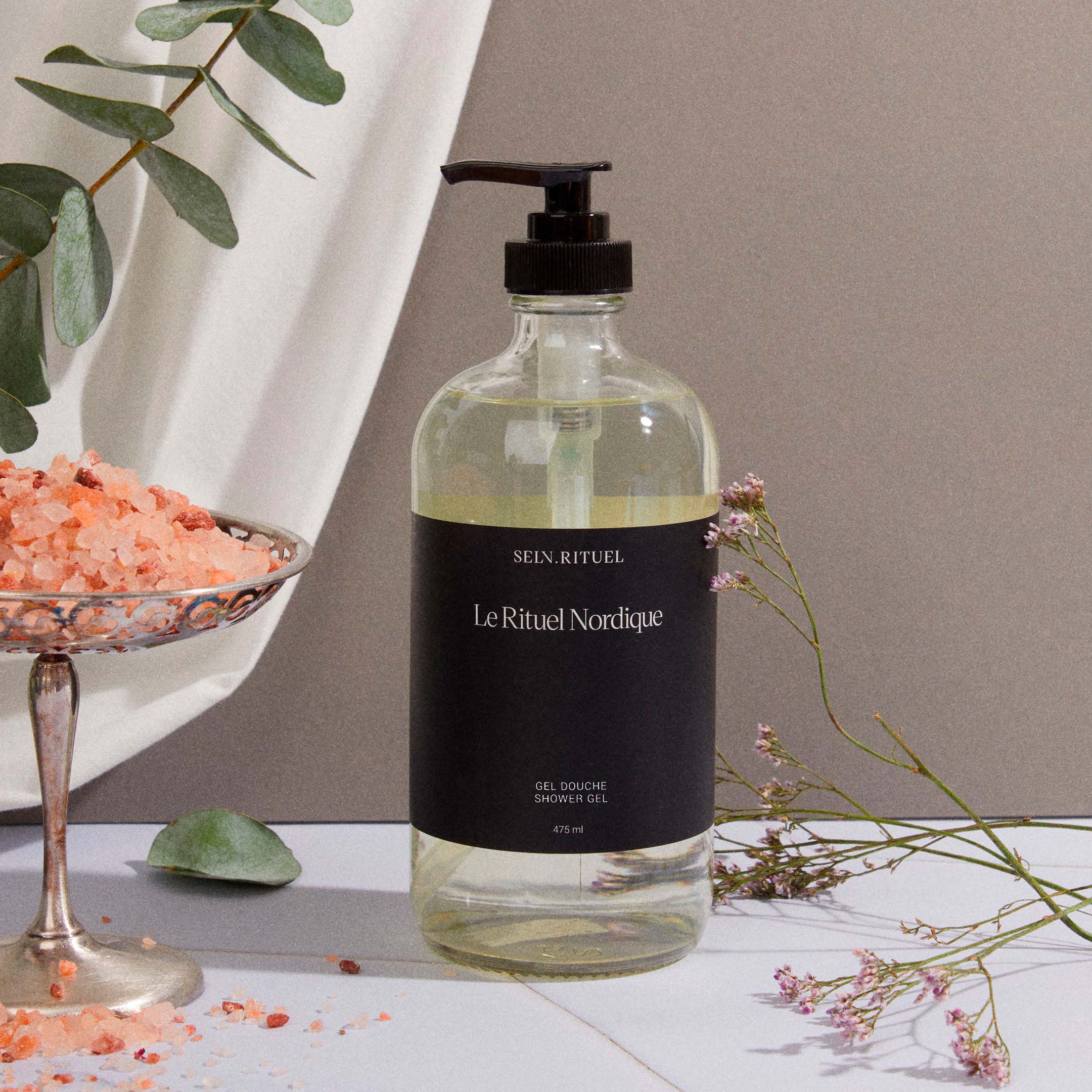 Rituel Nordique Shower Gel - Eucalyptus & Lavender - Transparent Light Yellow - Image 2