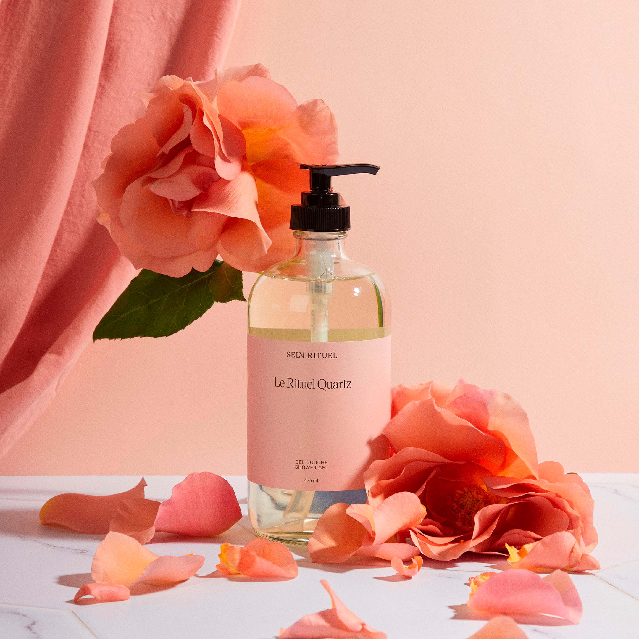Rituel Quartz Shower Gel - Rose - Transparent Light Yellow - Image 2