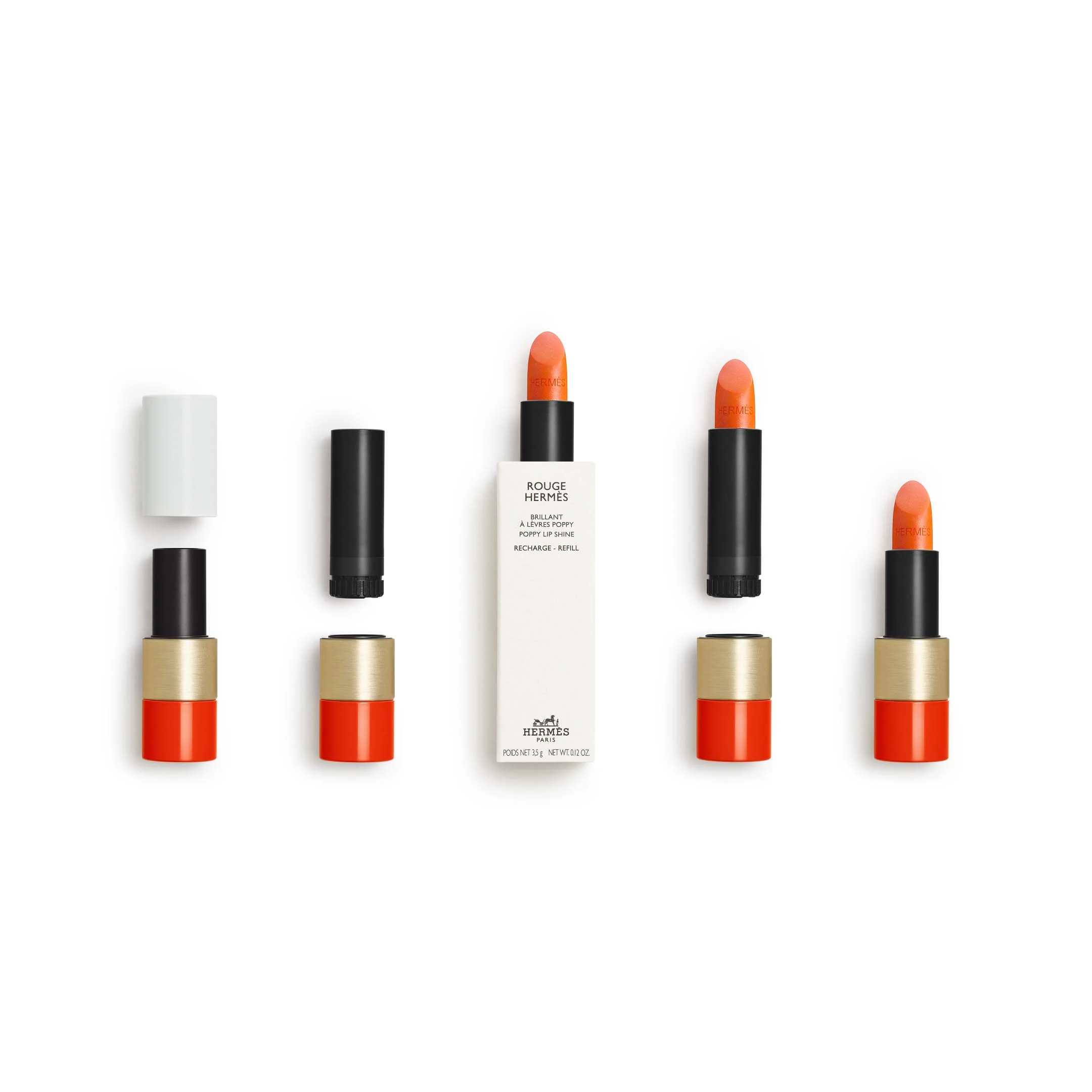 Rouge Hermes Poppy Lip Shine Refill - Image 4
