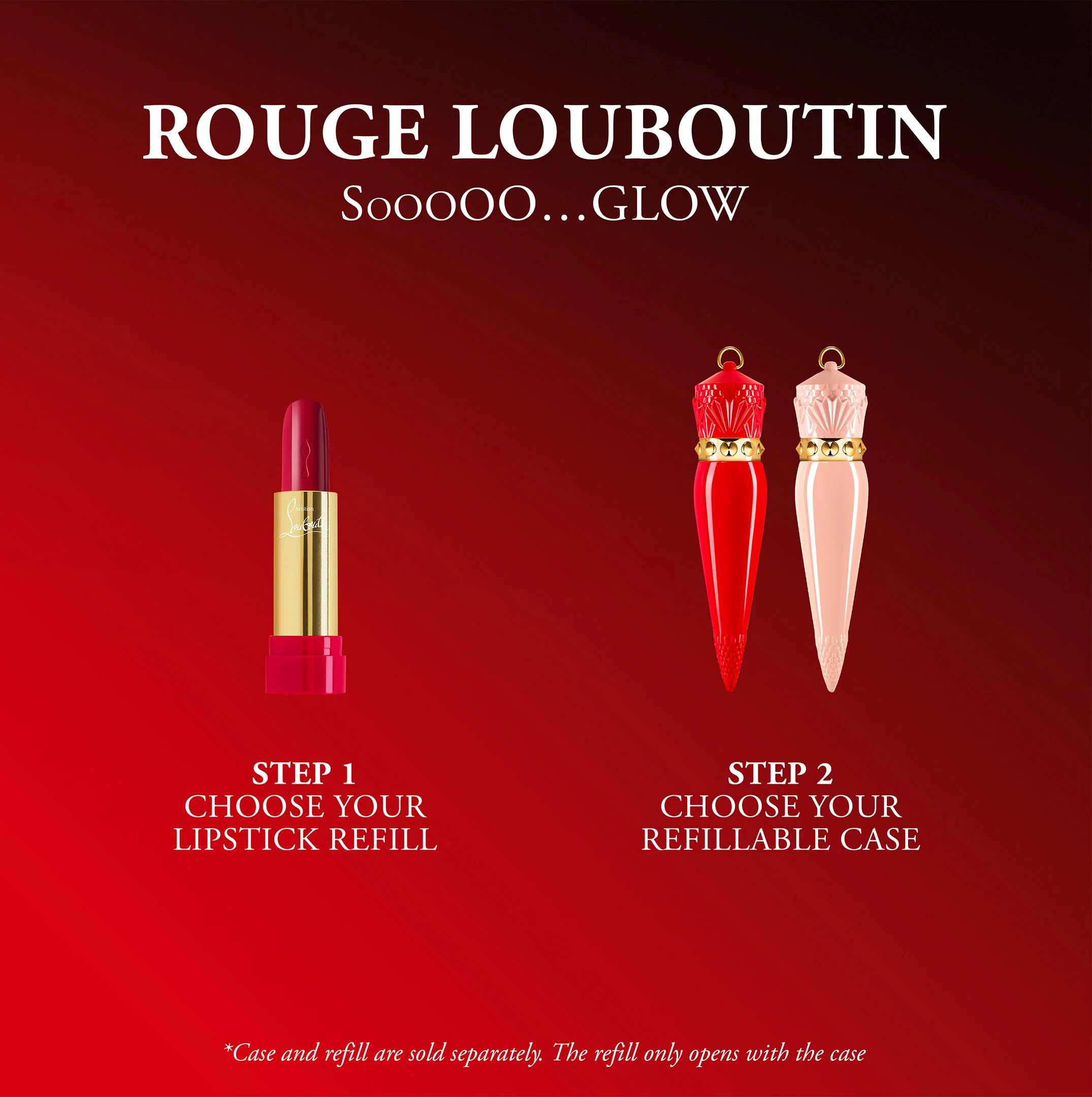 Rouge Louboutin Sooooo…Glow Refillable Lipstick Case - Image 3