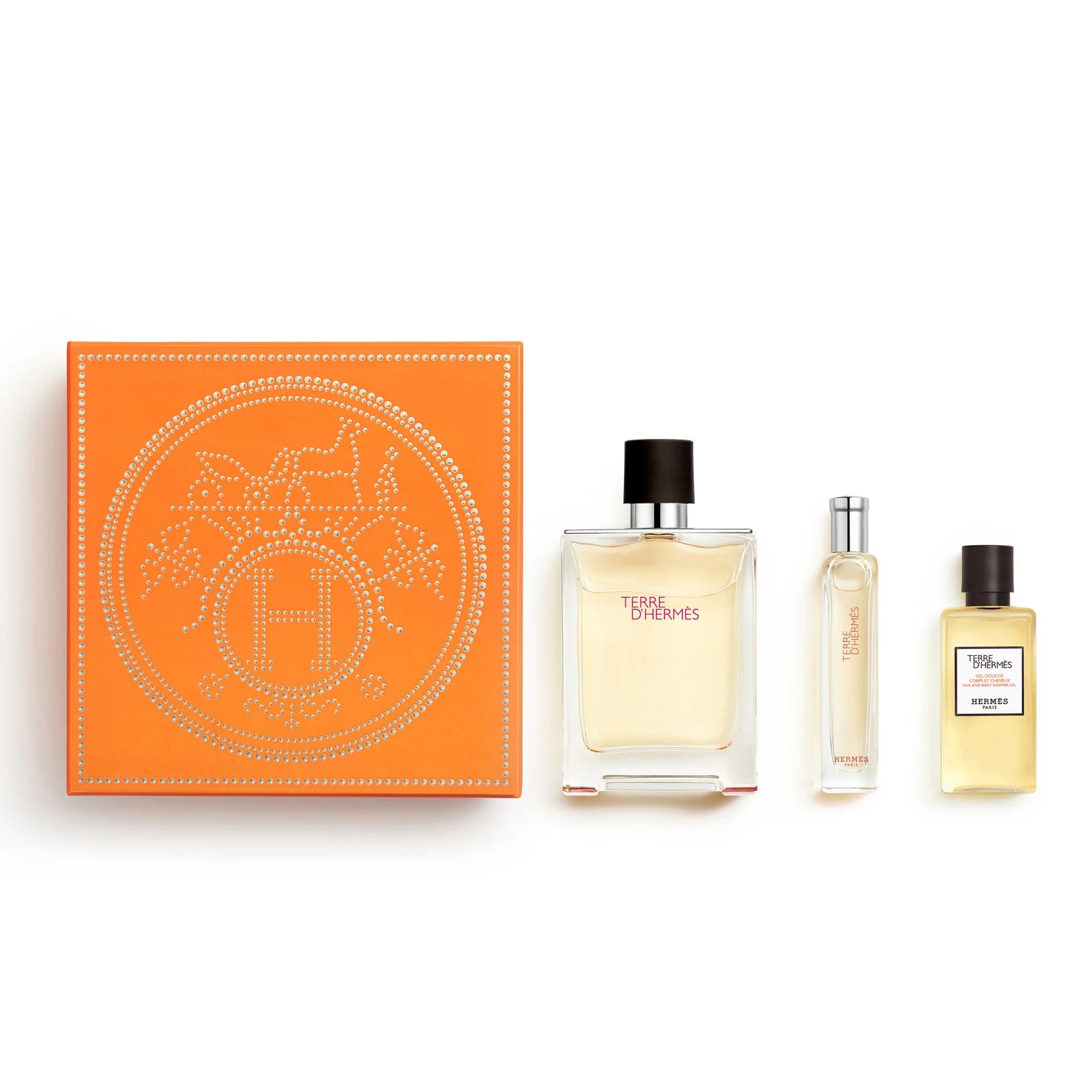 Terre d’Hermès gift set, Eau de Toilette, 100 ml + 15 ml + 40 ml - Image 2