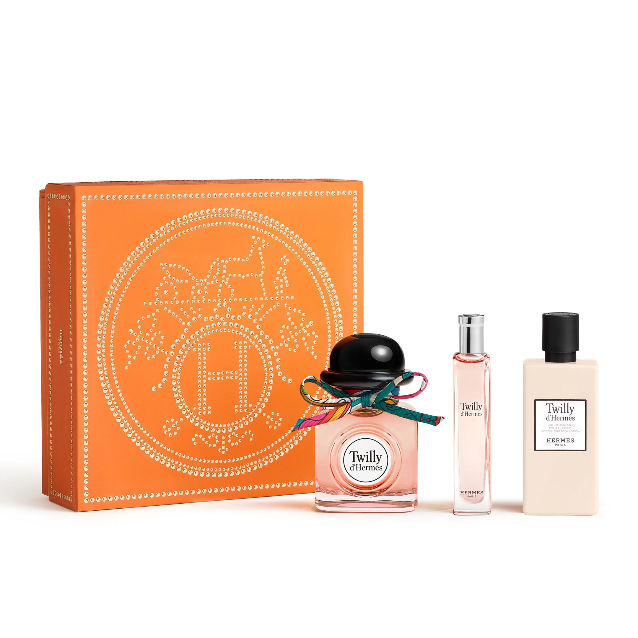 Twilly d’Hermès gift set, Eau de Parfum, 85 ml + 15 ml + 80 ml