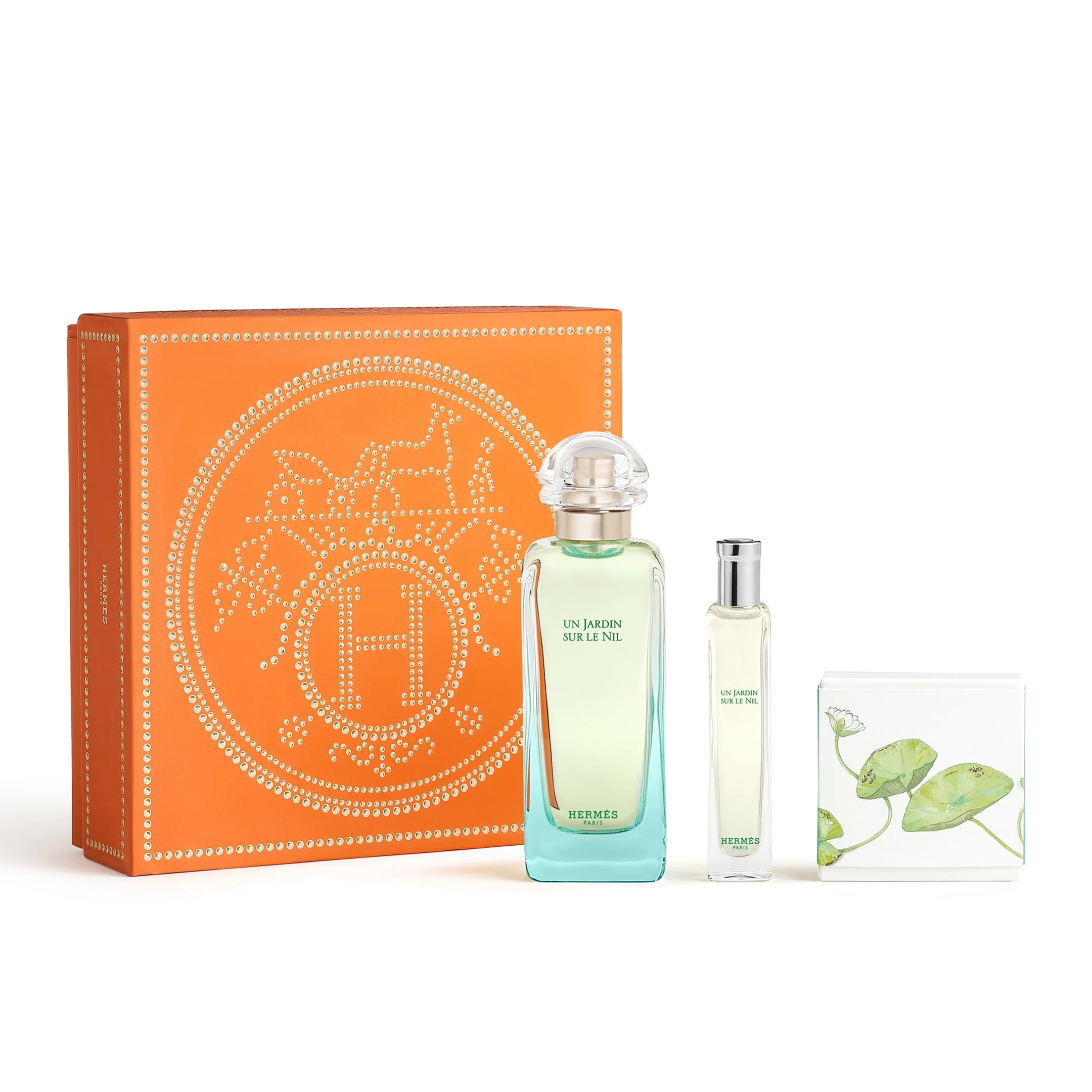 Un Jardin sur le Nil gift set, Eau de Toilette, 100 ml + 15 ml + 50 g