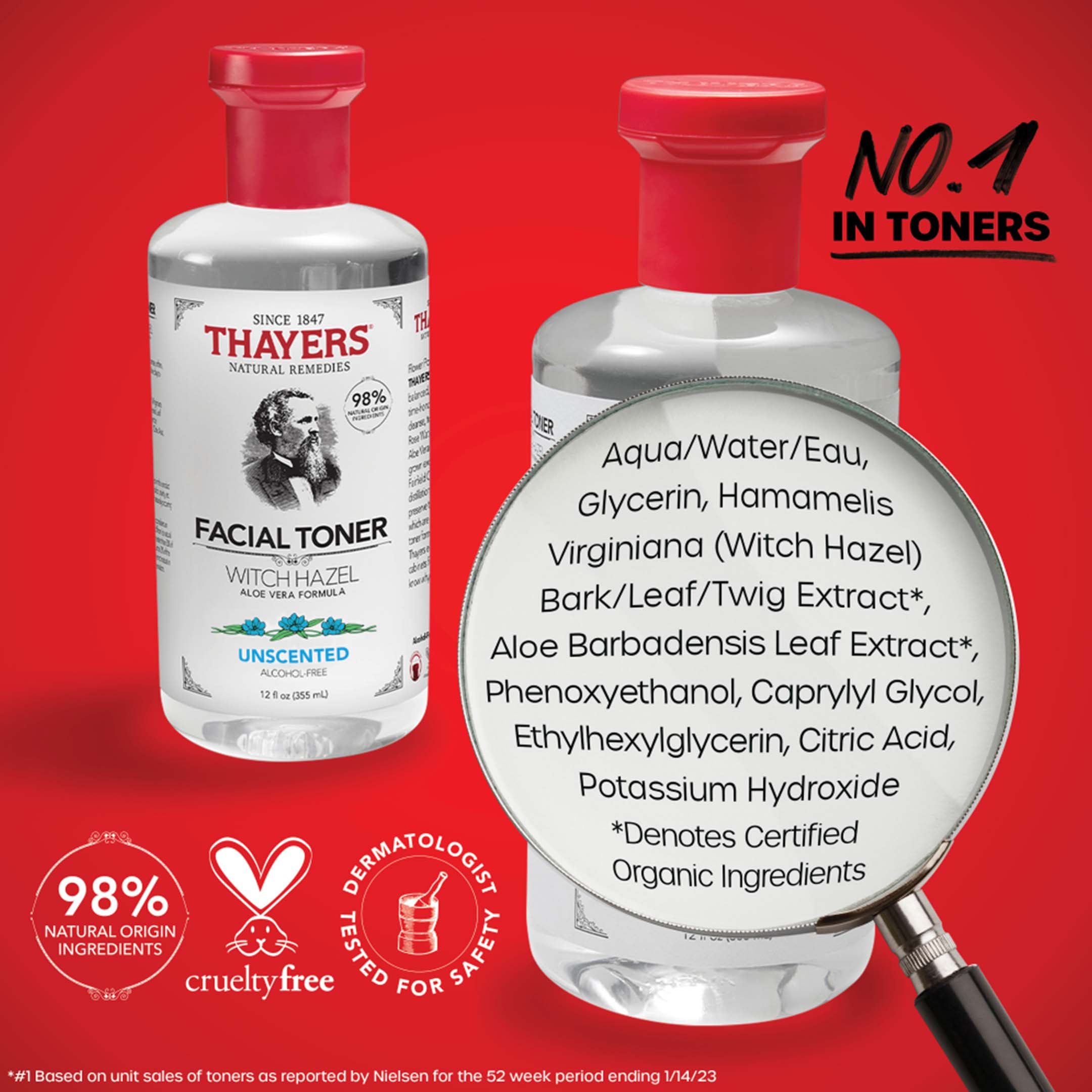 Unscented Witch Hazel Toner - Image 24