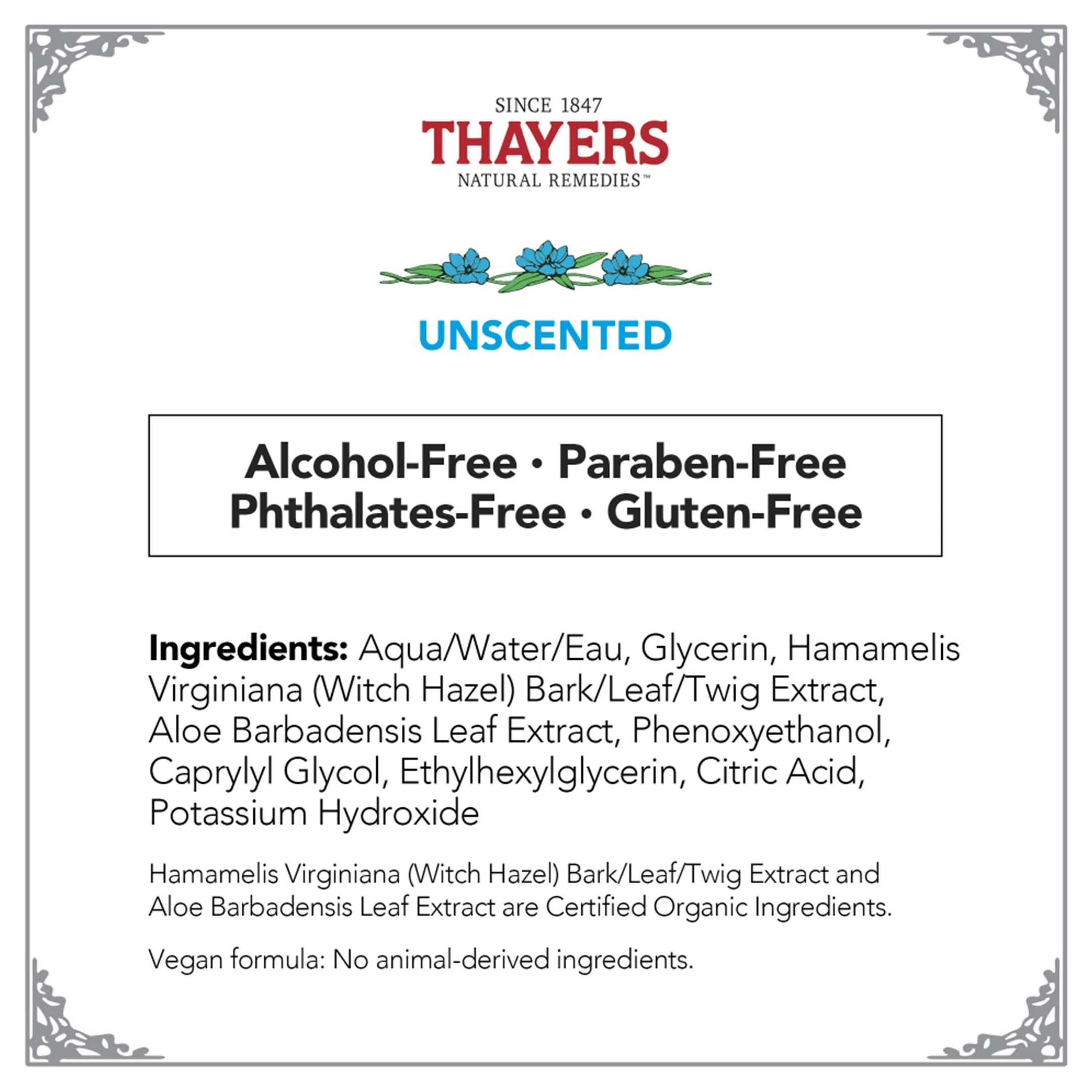 Unscented Witch Hazel Toner - Image 32