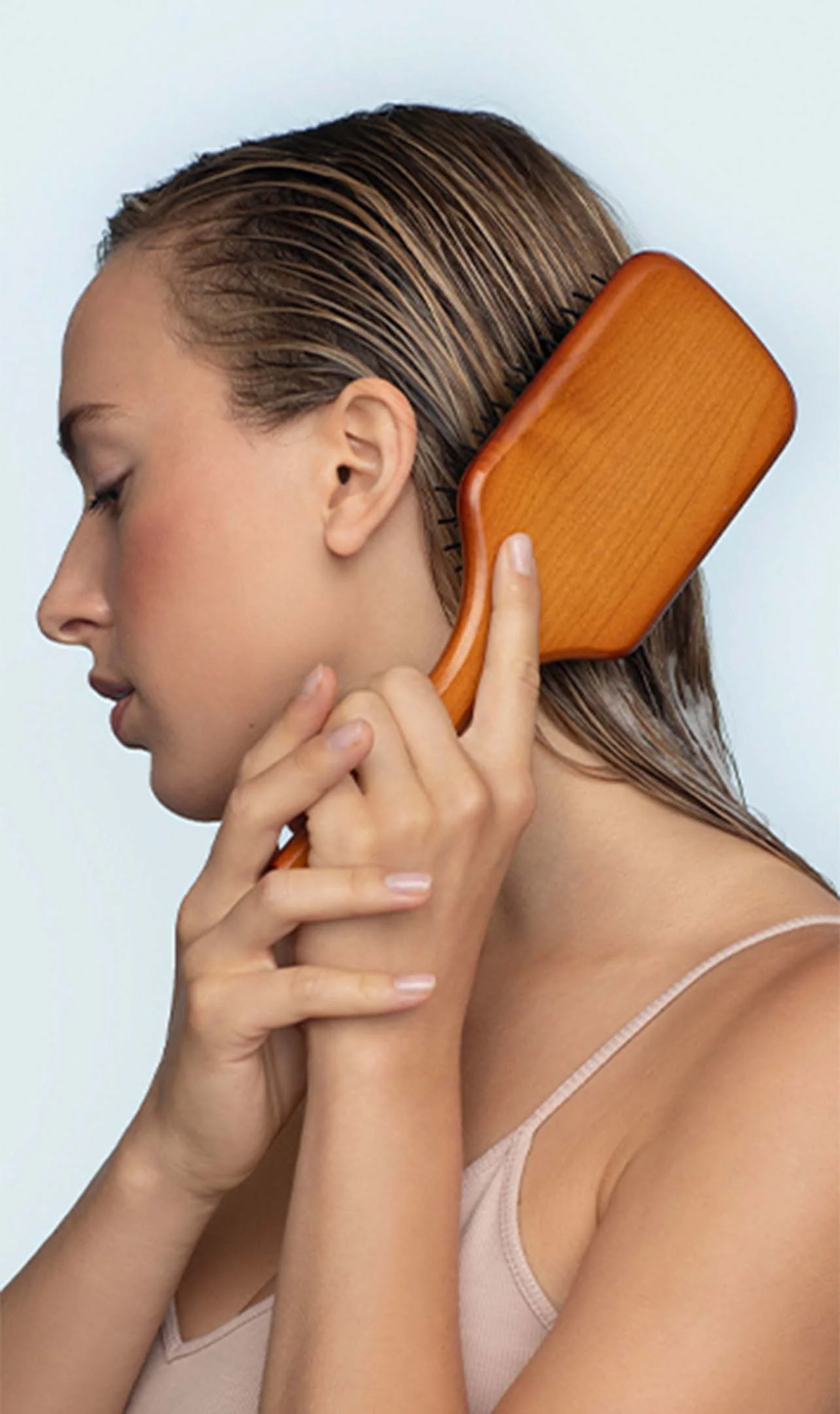 Wooden Paddle Brush - Image 2